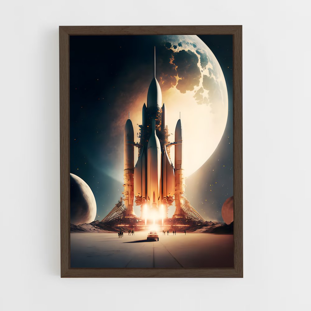Poster L'Odyssée Spatiale – affiche Missions spatiales (vue 5)